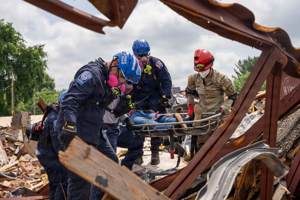 Indiana National Guard, Indiana Task Force 1 Conduct Urban Search and Rescue Training During Homeland Defender 2026