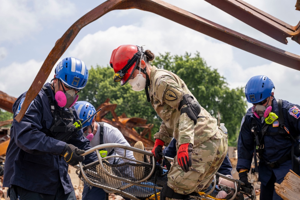 Indiana National Guard, Indiana Task Force 1 Conduct Urban Search and Rescue Training During Homeland Defender 2026