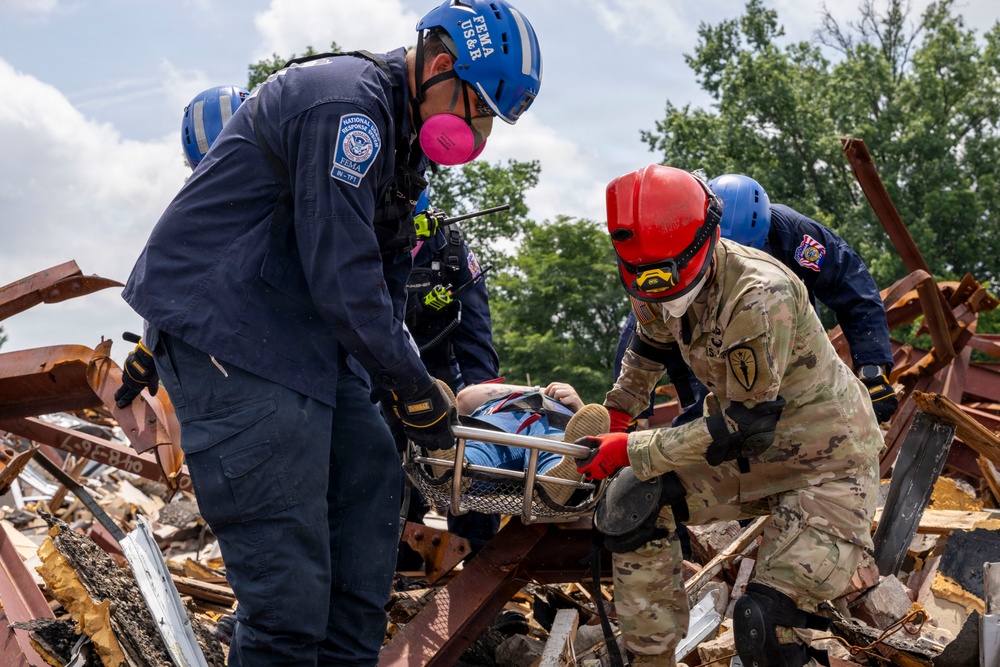 Indiana National Guard, Indiana Task Force 1 Conduct Urban Search and Rescue Training During Homeland Defender 2026
