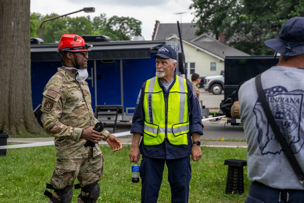 Indiana National Guard, Indiana Task Force 1 Conduct Urban Search and Rescue Training During Homeland Defender 2026