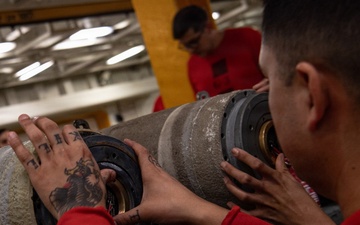 Nimitz Sailors Assemble Ordnance