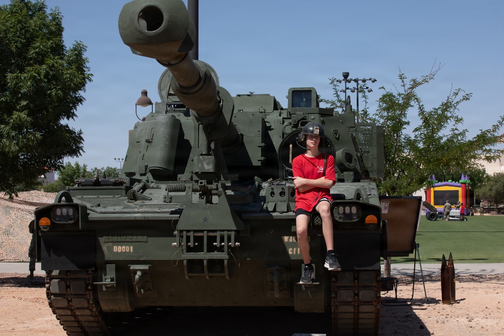 1st Armored Division Artillery Brigade celebrates military families with Jr. Redleg Day