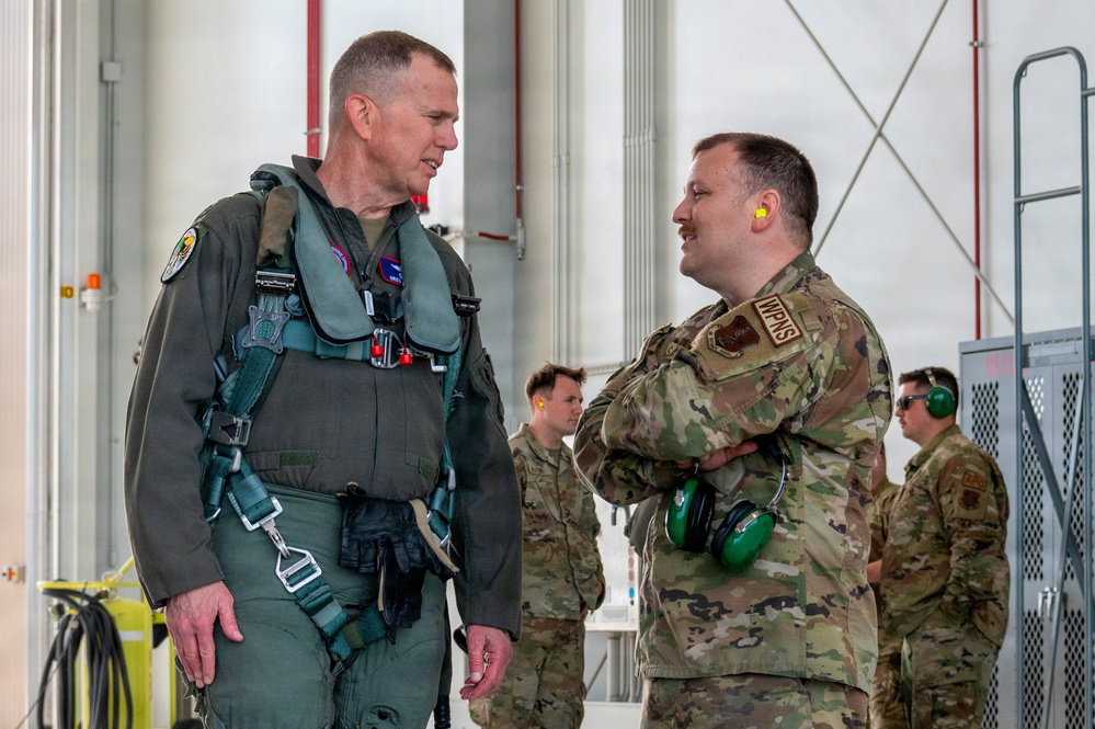 General Guillot Visits the 180th Fighter Wing