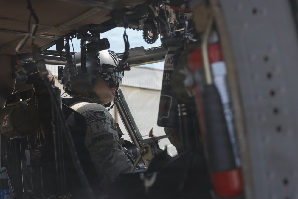 U.S. Marines conduct UH-60M reconnaissance mission