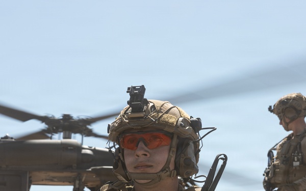 U.S. Marines conduct UH-60M reconnaissance mission