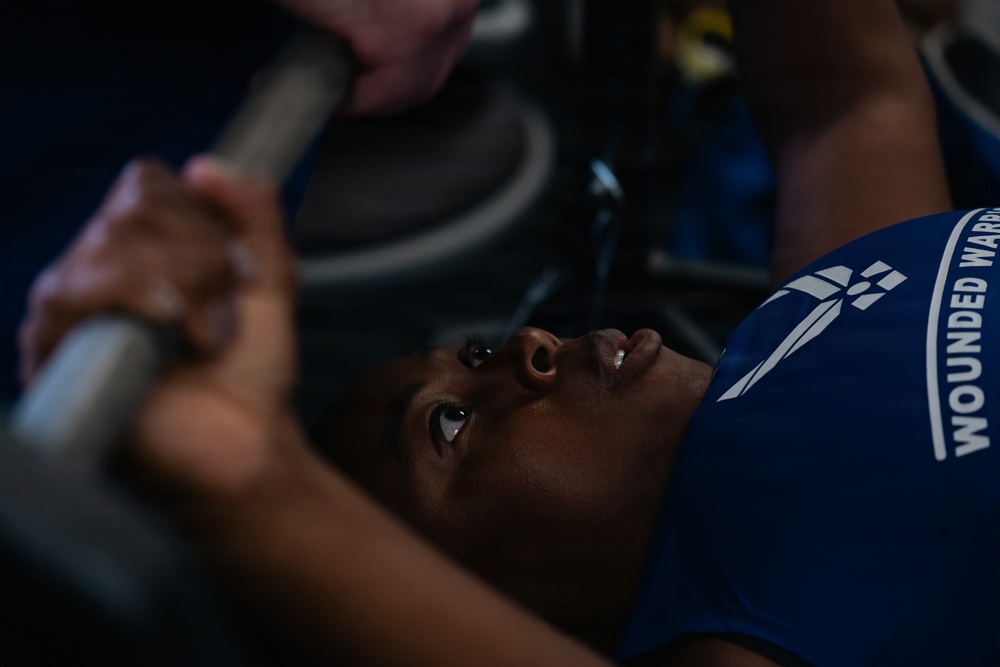 Air Force Wounded Warriors train in preparation for Warrior Games: day 2