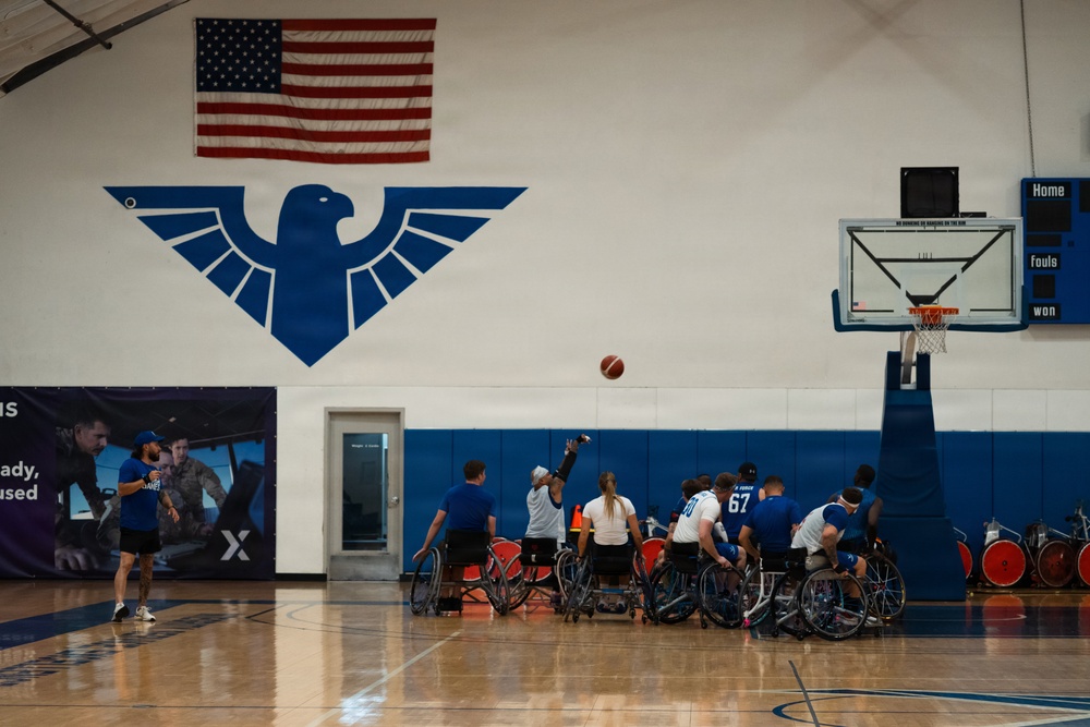 Air Force Wounded Warriors train in preparation for Warrior Games: day 2