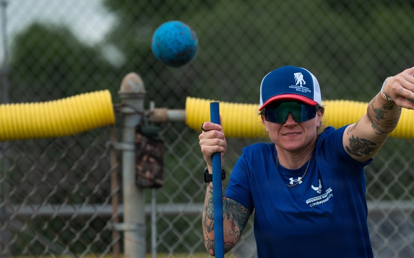 Air Force Wounded Warriors train in preparation for Warrior Games: day 3