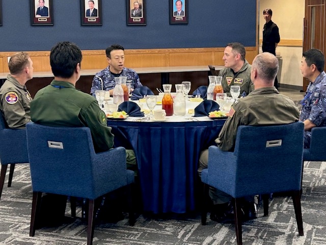 Japan Maritime Self- Defense Force (JMSDF) RADM Akihito Kado visits NAF Misawa