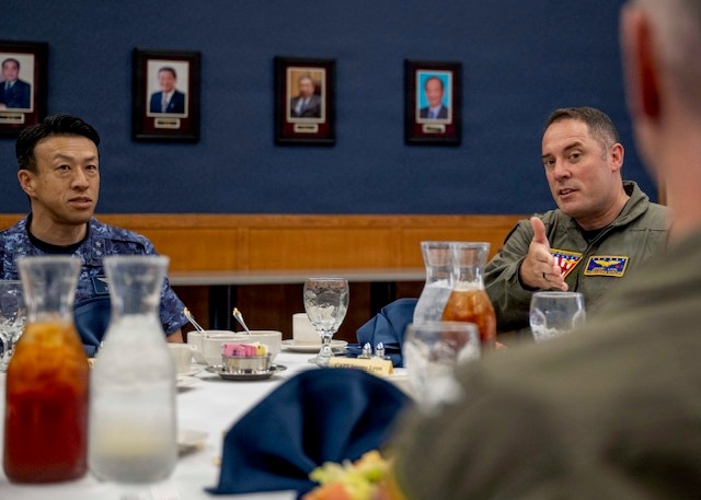 Japan Maritime Self- Defense Force (JMSDF) RADM Akihito Kado visits NAF Misawa