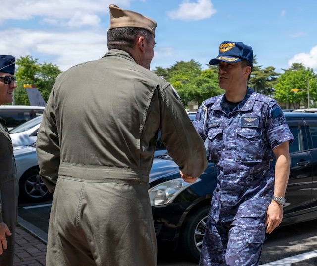 Japan Maritime Self- Defense Force (JMSDF) RADM Akihito Kado visits NAF Misawa
