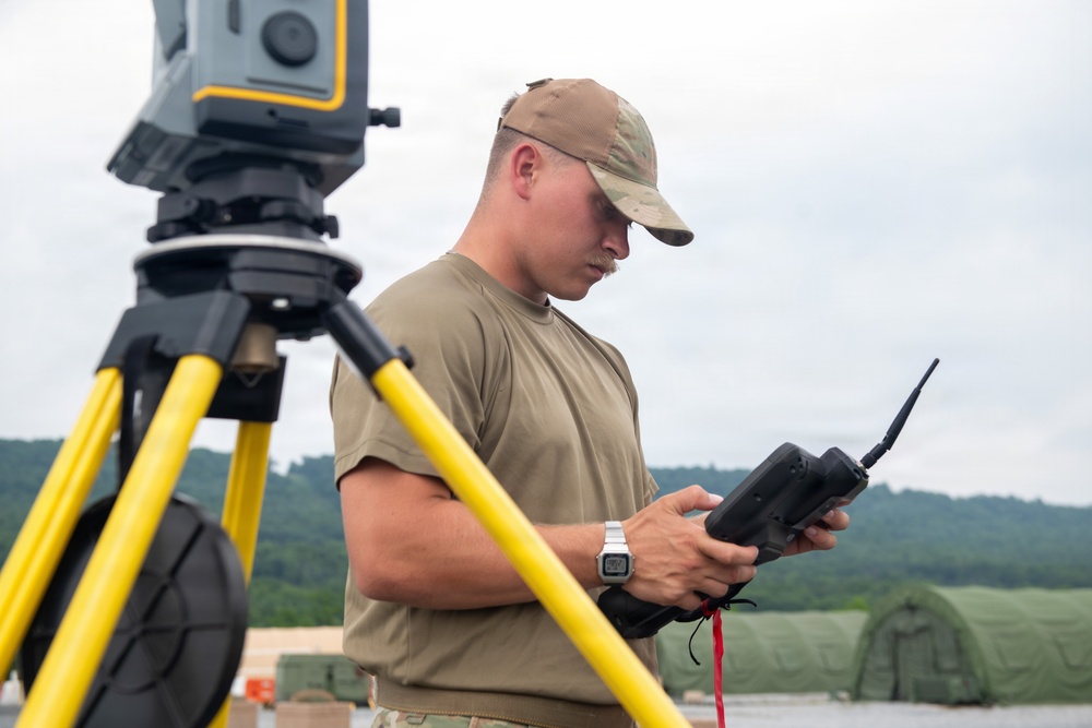 189th CES Trains at Fort Indiantown Gap