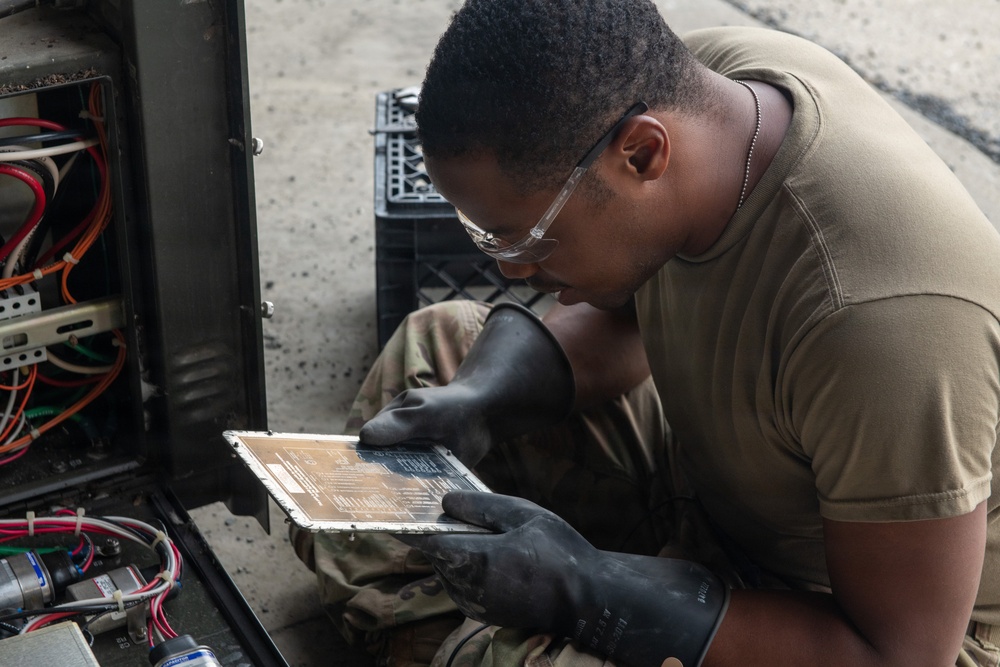 189th CES Trains at Fort Indiantown Gap