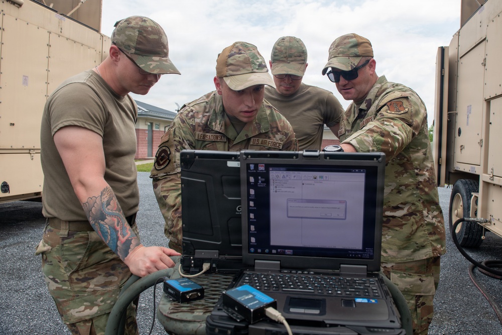 189th CES Trains at Fort Indiantown Gap