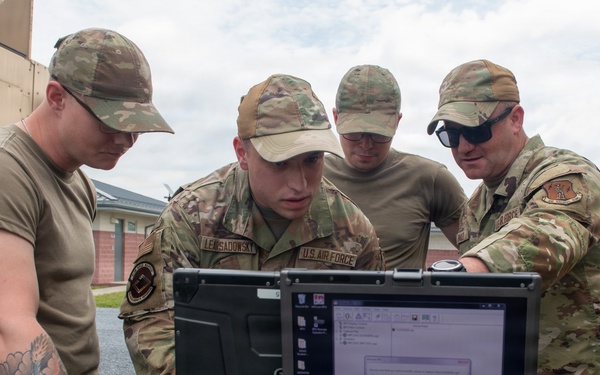 189th CES Trains at Fort Indiantown Gap