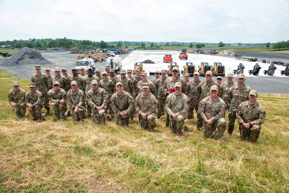 189th CES Trains at Fort Indiantown Gap