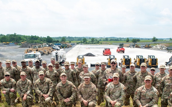 189th CES Trains at Fort Indiantown Gap