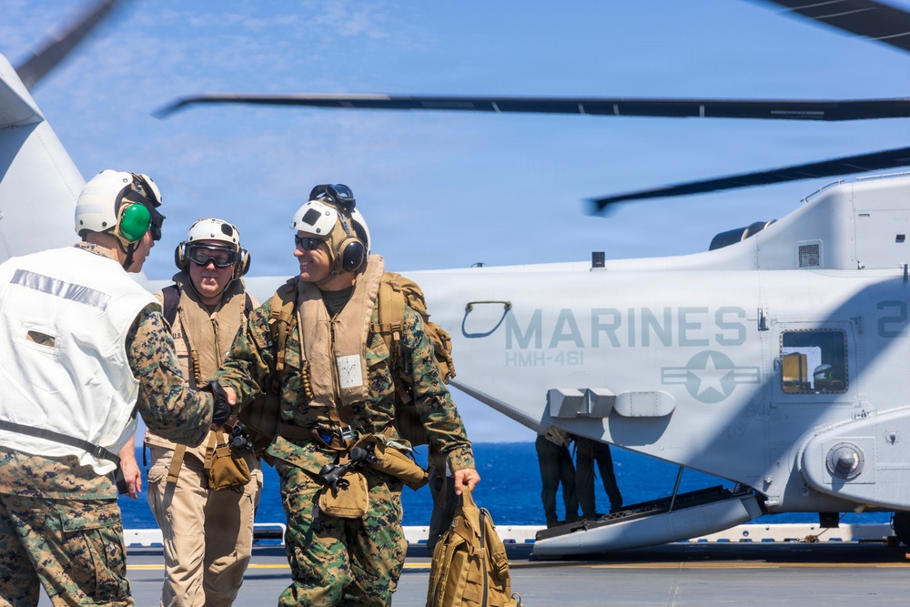 26th Marine Expeditionary Unit’s Type Commanders Amphibious Training | Commanding Officer Embark