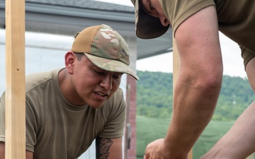 189th CES Trains at Fort Indiantown Gap