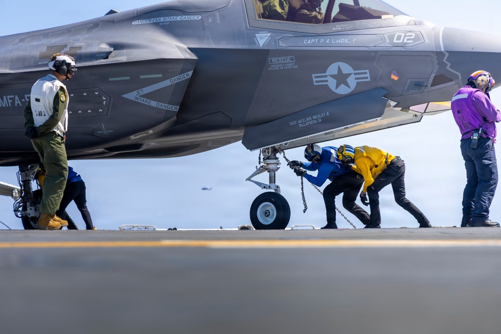 26th Marine Expeditionary Unit’s Type Commanders Amphibious Training | F-35B Lightning II Carrier Qualification