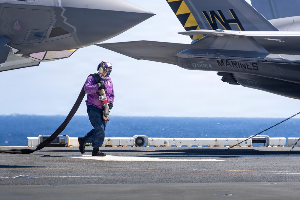 26th Marine Expeditionary Unit’s Type Commanders Amphibious Training | F-35B Lightning II Carrier Qualification