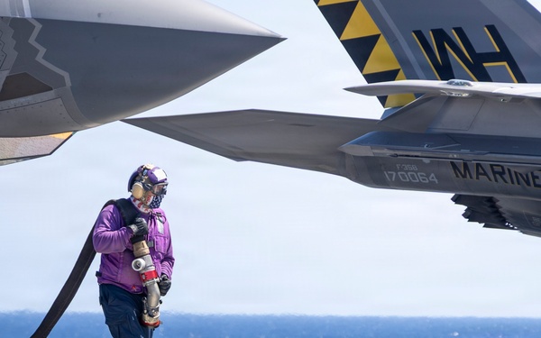 26th Marine Expeditionary Unit’s Type Commanders Amphibious Training | F-35B Lightning II Carrier Qualification