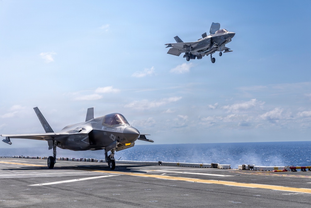 26th Marine Expeditionary Unit’s Type Commanders Amphibious Training | F-35B Lightning II Carrier Qualification