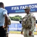 JTF-DC Louisiana stands guard at FIFA Fan Fest