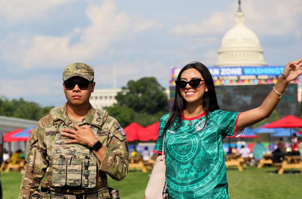 Louisiana Guardsmen Support FIFA Fan Fest
