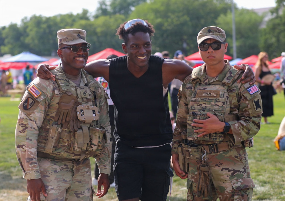 Louisiana Guardsmen Support FIFA Fan Fest