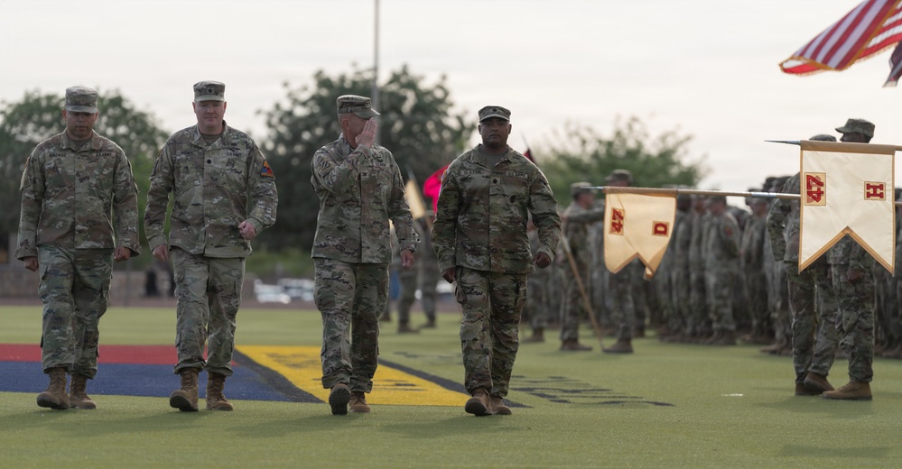 47th Brigade Support Battalion Change of Command ceremony
