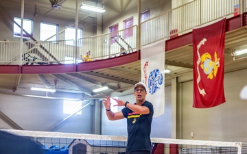 2026 Warrior Games — Sitting volleyball practice