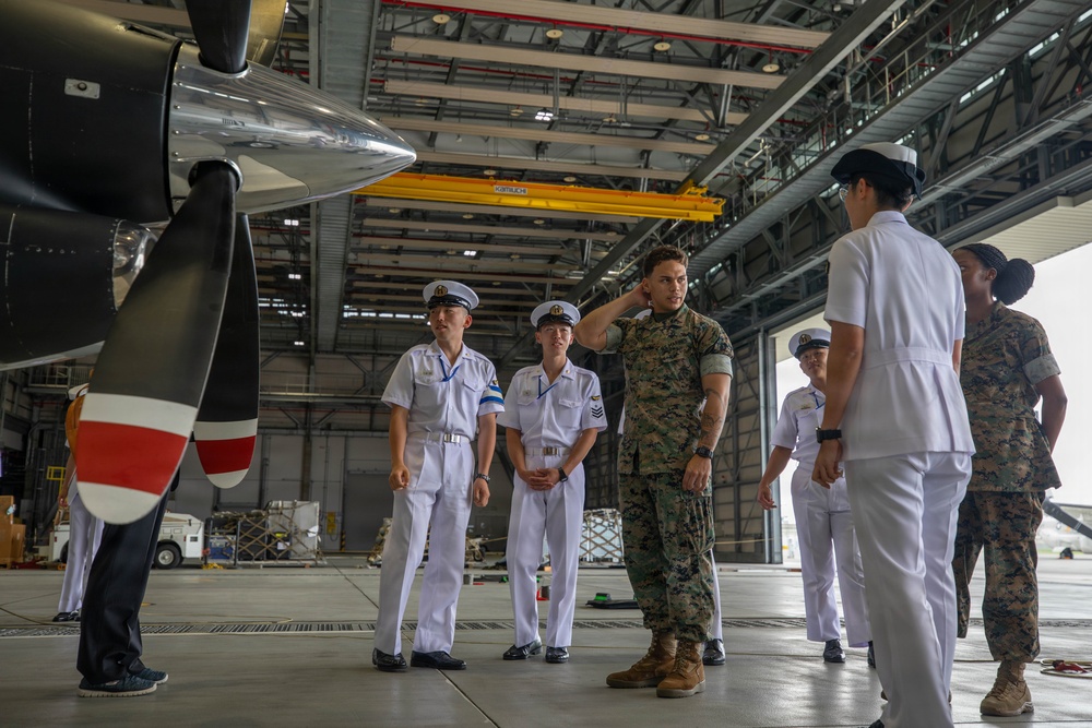 JMSDF Cadet Instillation Tour at MCAS Iwakuni
