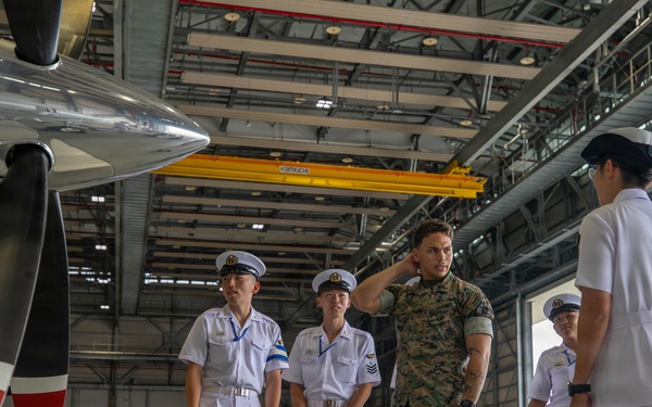 JMSDF Cadet Instillation Tour at MCAS Iwakuni