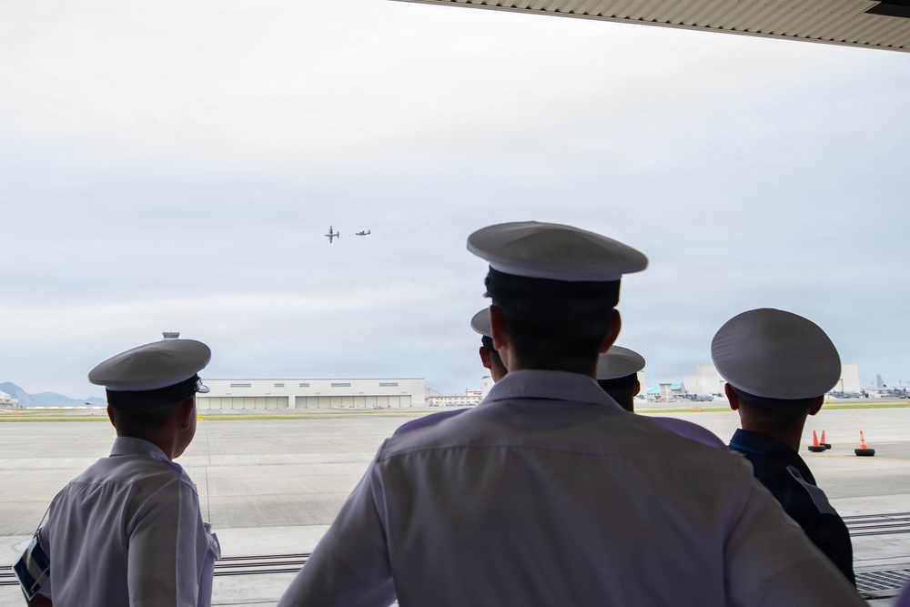 JMSDF Cadet Instillation Tour at MCAS Iwakuni