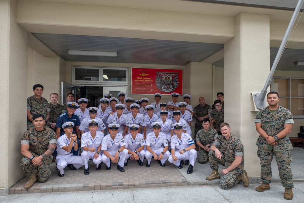 JMSDF Cadet Instillation Tour at MCAS Iwakuni