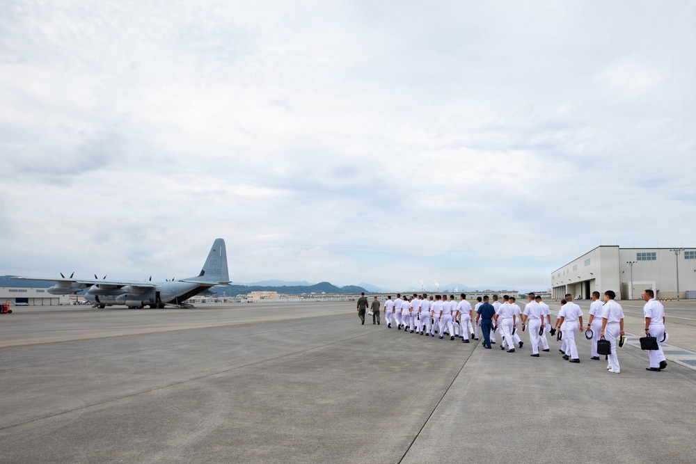JMSDF Cadet Instillation Tour at MCAS Iwakuni
