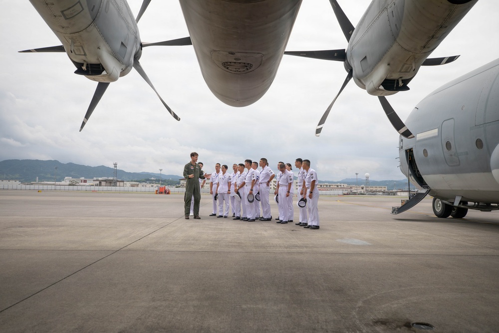 JMSDF Cadet Instillation Tour at MCAS Iwakuni