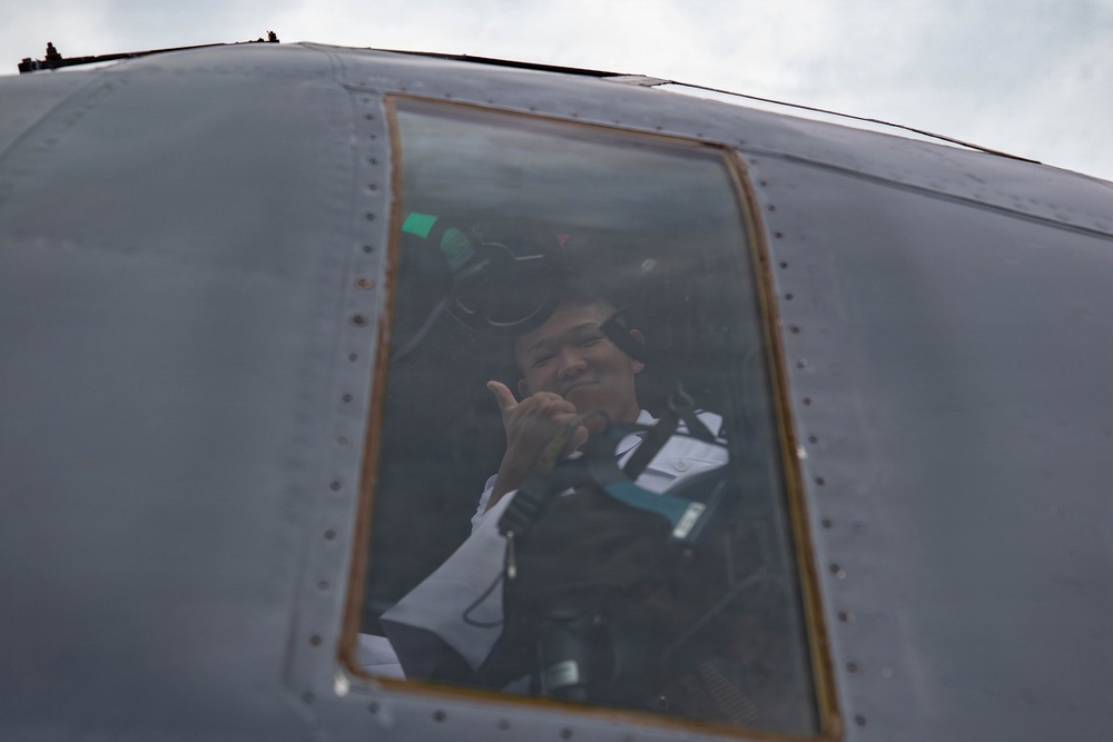 JMSDF Cadet Instillation Tour at MCAS Iwakuni