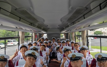 JMSDF Cadet Instillation Tour at MCAS Iwakuni