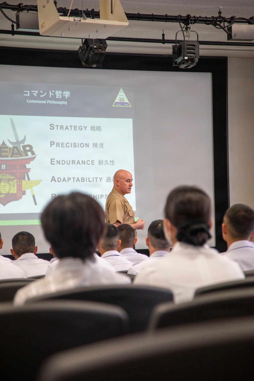 JMSDF Cadet Installation Tour at MCAS Iwakuni