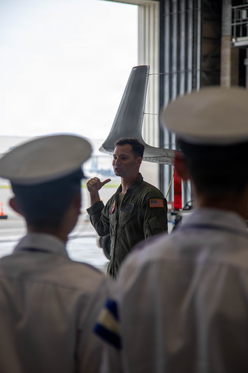 JMSDF Cadet Installation Tour at MCAS Iwakuni