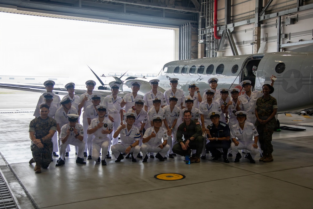 JMSDF Cadet Installation Tour at MCAS Iwakuni