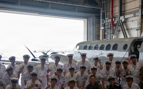 JMSDF Cadet Installation Tour at MCAS Iwakuni