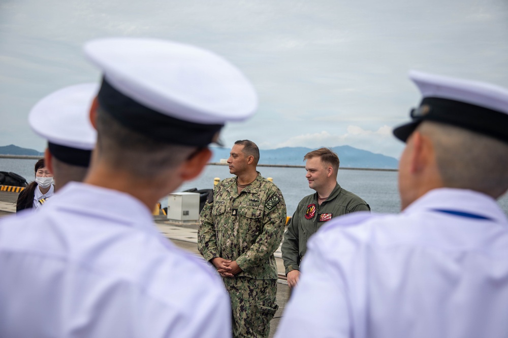 JMSDF Cadet Installation Tour at MCAS Iwakuni