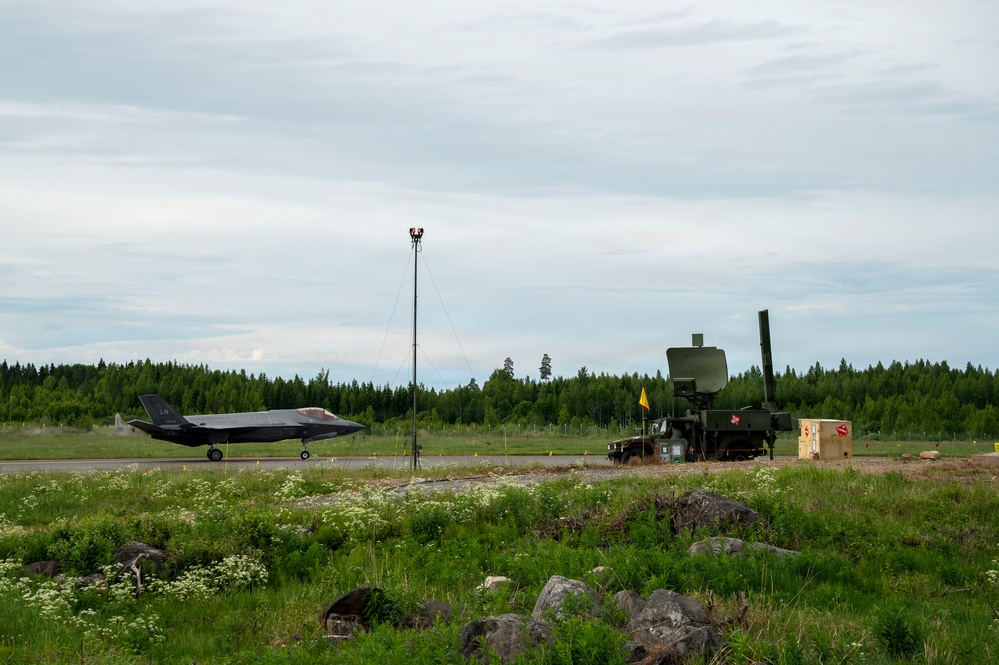 Joint Power in Finland U.S. F-35s and Marines Integrate at Ramstein Flag 26