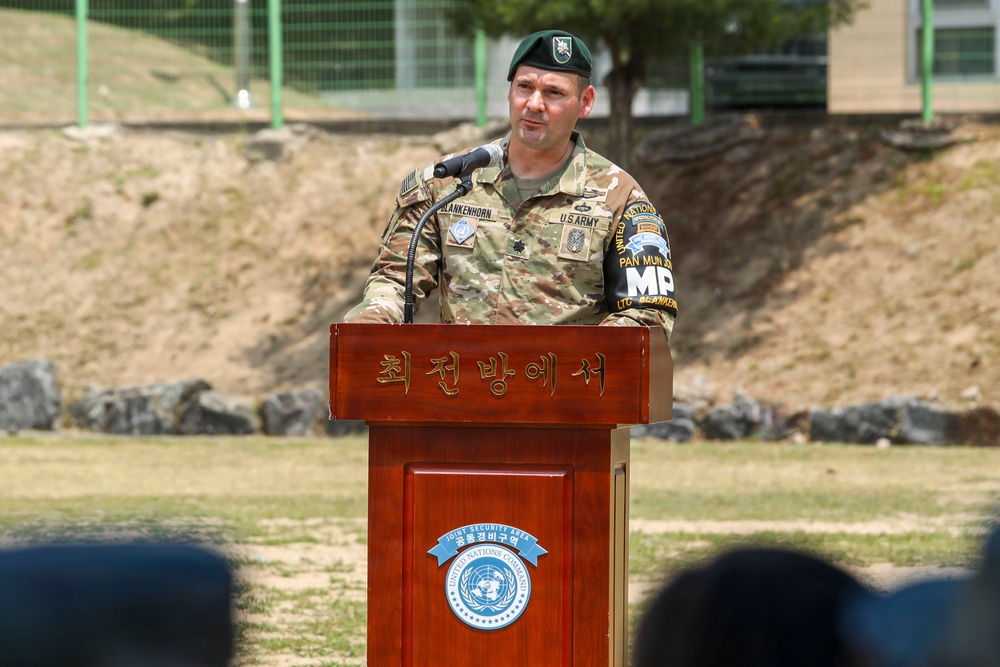 United Nations Command Security Battalian Change of Command 2026