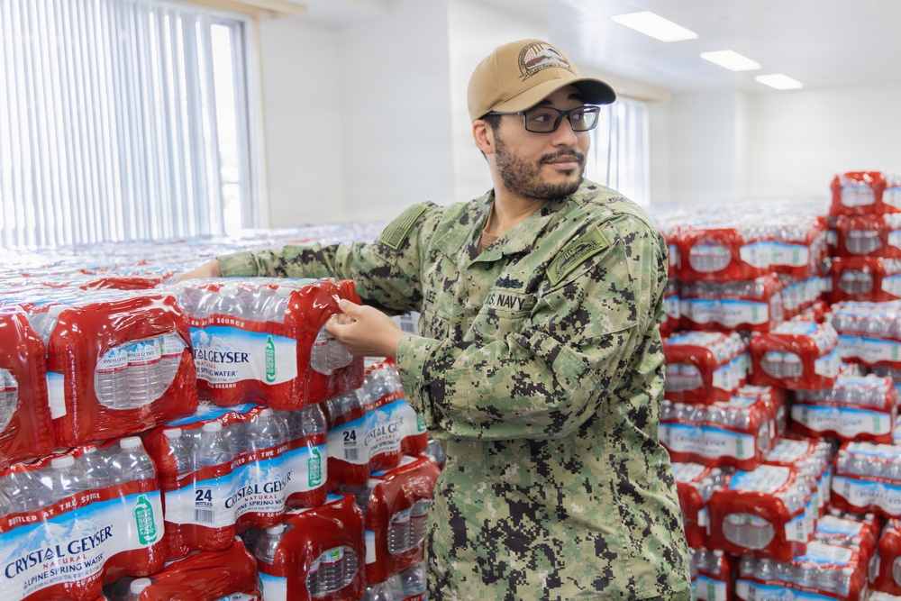 CFAY Distributes Water to Community Members, Tenants