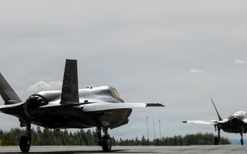 U.S. Marines with VMFA-224 conduct flight operations during Ramstein Flag in Finland