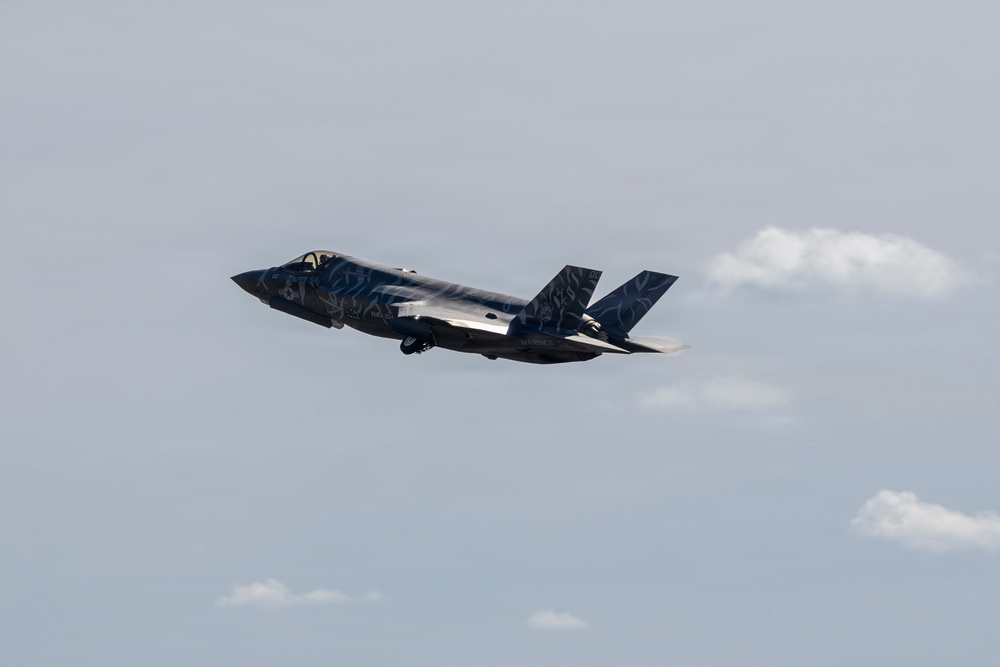 U.S. Marines with VMFA-224 conduct flight operations during Ramstein Flag in Finland